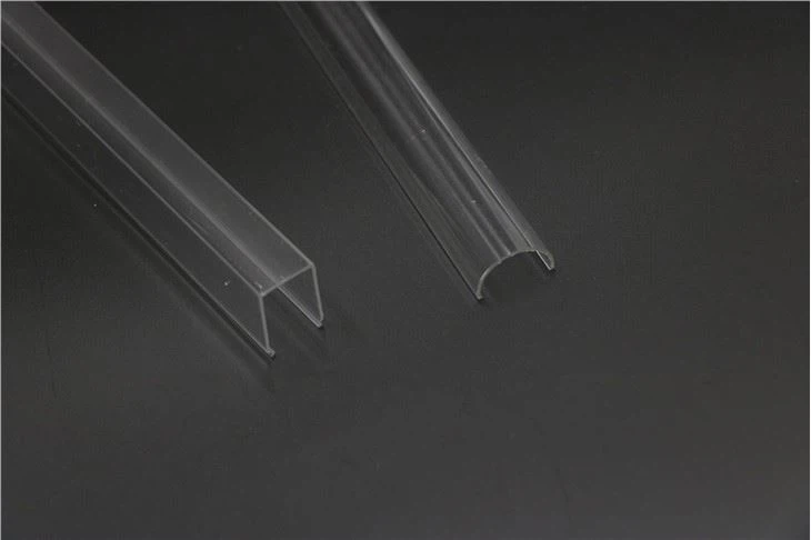 Plastic Extrusion Clear Pvc Square Tube